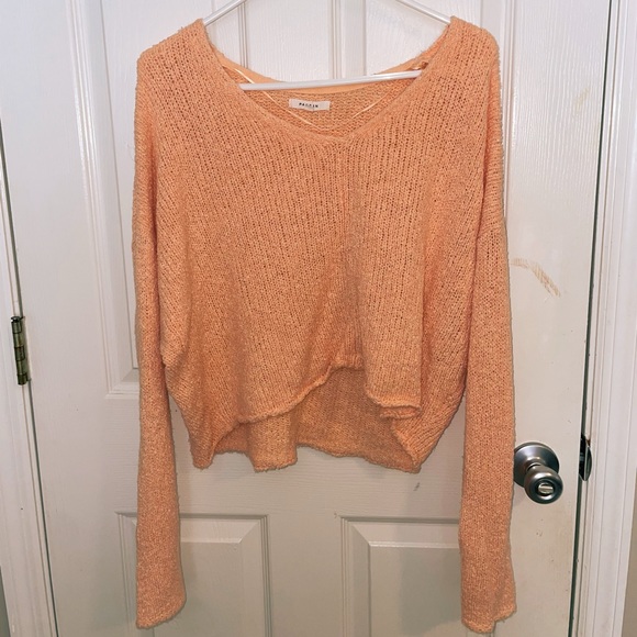 Peach colored PacSun sweater - Picture 1 of 4